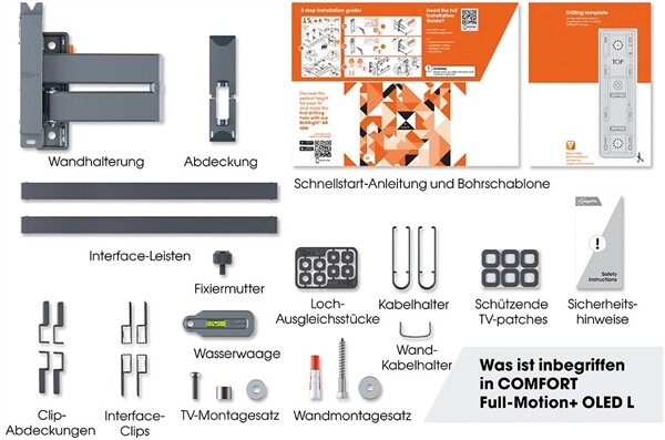 Vogels TVM 3665 Full-Motion+ (40-77")