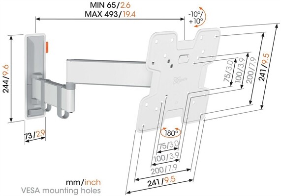Vogels TVM 3245 Full-Motion+ (19-43")