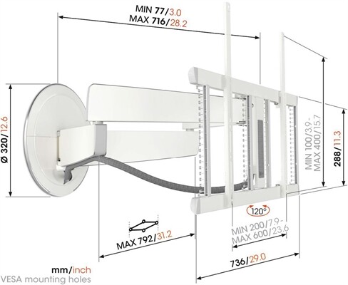Vogels TVM 7675 MotionMount (40-77")