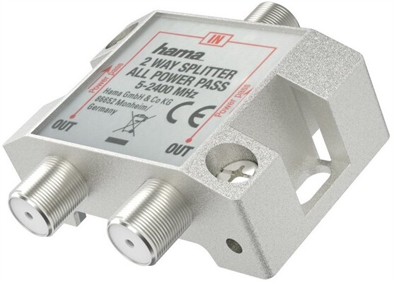 Hama SAT-Verteiler 2-fach