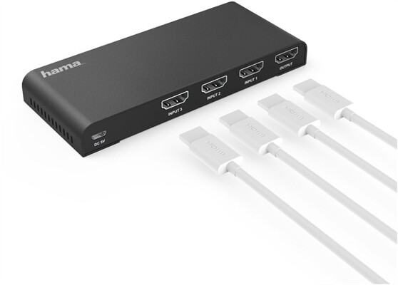 Hama 4k-HDMI-Umschalter 3x1