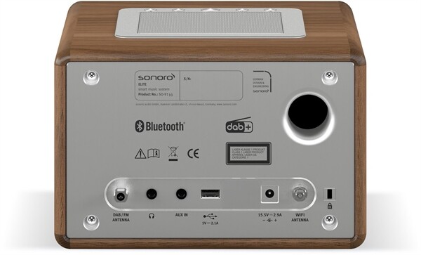 sonoro Elite walnuß silber