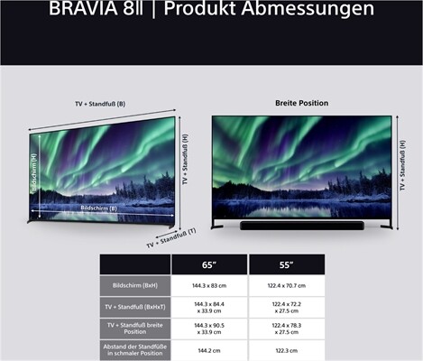 Sony BRAVIA 8M2 K-55XR8M25BP