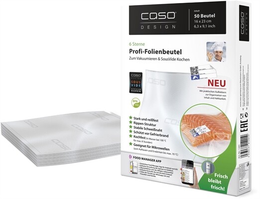 Caso Folienbeutel 16x23 - 50Stk.