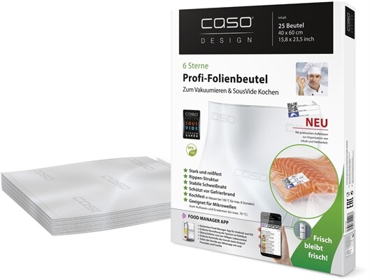 Caso Folienbeutel 40x60 - 25Stk.