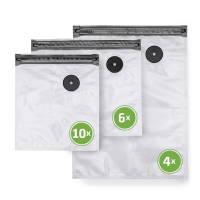 Caso Vacu ZIP-Bag Set (20 Beutel)