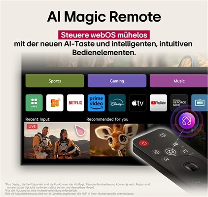LG OLED55G59LS Aussteller