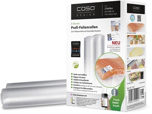 Caso Folienrolle 20x600 - 2Stk.