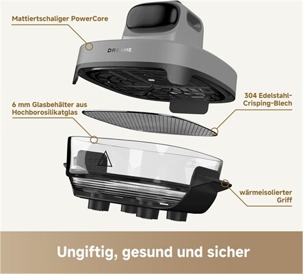 DREAME PT60 AirFryer Tasti