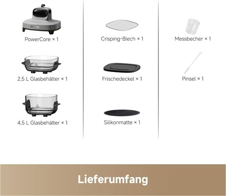 DREAME PT60 AirFryer Tasti