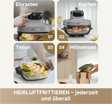 DREAME PT60 AirFryer Tasti