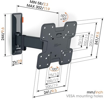 Vogels TVM 3225 Full-Motion (19-43")