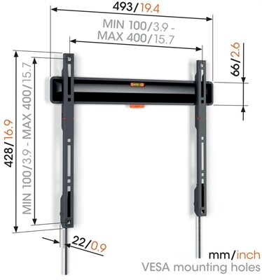 Vogels TVM 3405 ClickLoc Fixed (32-77")