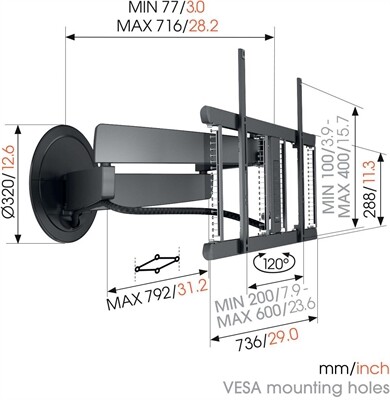 Vogels TVM 7675 PRO MotionMount (40-77")